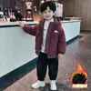 Chaqueta de Algodón con Forro Polar para Niños Invierno 2026 Estilo Nuevo Fresca y Elegante Ropa Urbana Gruesa Cálida Chaqueta Abrigo de Algodón para Niños Invierno