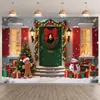 2025 Nuevo Fondo de Tela Banner de Navidad Decoraciones para Fiestas Festivas Banner Decoración Escena Fabricante Suministro