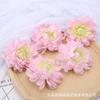 Cabeza de flor de dalia artificial de 10 cm, flor de seda, accesorios de artesanía para bricolaje, decoración del hogar, accesorios de fotografía