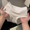 Suave y Ceroso ~ Ropa Interior de Algodón Amigable con la Piel para Mujer, Suave, Cómoda y Transpirable de Cintura Media con Encaje, Calzones de Mujer sin Costuras