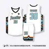 Traje de Uniforme de Baloncesto Ropa de Baloncesto para Hombre Verano Equipo Estudiantil Partido Entrenamiento Uniforme de Equipo Jersey Americano Estampado de Equipo