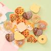 Llavero con forma de oso, gato, tostada, donut, hecho a mano, con forma de crema y gel, con forma de horquilla, para zapatos, accesorios de joyería de resina.