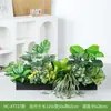 Combinação de Paisagismo com Plantas Verdes Simuladas Hc-At7, Flores Simuladas e Decorações de Flores Artificiais, Ornamentos Decorativos para Floreiras de Pátio Externo