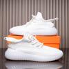 Sapatos de Coco Masculinos em Estoque Atacado Tamanho Grande Mesmo Estilo Masculino e Feminino Tênis Esportivo Fly-Knit Popular de Verão Respirável Casual Sapatos de Casal