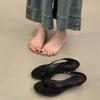 Chanclas de Diseñador Únicas de Tacón Bajo Verano 2026 Nuevas Sandalias de Tira Abiertas Versátiles para Mujer
