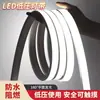 Tira de luz LED de silicona, tira de luz lineal, luz lineal empotrable impermeable y flexible, canaleta de luz suave de silicona flexible de montaje superficial, disponible para entrega
