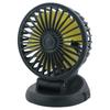 Ventilador Dobrável para Carro F409, Cabeça Rotativa e Giratória 5V12V24V Ventilador Pequeno Criativo para Interior de Carro