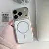 Diseño de Ventana Grande Que se Transforma Instantáneamente en una Funda Adecuada para iPhone 17 Pro Max, Funda Dura Magnética Apple 16 con Tacto de Piel de Cobertura Total Anti-Caídas