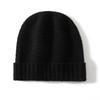 Chapéu de Caxemira Outono e Inverno Chapéu Torcido Retro Espessado Outono e Inverno Quente Casual Versátil Cor Sólida Chapéu de Lã Tricotado