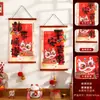 Adornos Colgantes para Decoración de Año Nuevo, Colgantes del Festival de Primavera del Año del Caballo 2026, Parejas Pequeñas Colgantes de Estilo Chino para la Ambientación de Año Nuevo y el Día de Año Nuevo