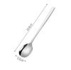 Envío Gratis Cuchara Coreana Cuchara de Acero Inoxidable 304 Tenedor Juego de Vajilla Engrosado 6 Cucharas Soperas Individuales Tenedor Caja de Regalo con Mango Largo