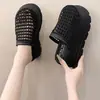 Novedad Estilo Chino Más Vendido Diadema Tejida Pantuflas Ropa para Exteriores Suela Gruesa Huecas Slip-on Sandalias para Persona Perezosa 2026 Novedades de Verano