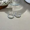 Pendientes de Aro Metálicos Audaces Mismo Estilo que Xu Yan, Pendientes Geométricos, Aretes Elegantes, Pinzas para Orejas, Pendientes Exagerados de Alta Gama, Aros para Orejas