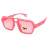 Gafas de Sol de Moda Infantil para Fotografía Callejera para Niños y Niñas, Gafas de Marco Grande de Celebridad de Internet, Gafas de Sol de Marco Grande con Protección Solar Personalizada 8229A 1