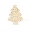 Artesanía de madera DIY transfronteriza, colgante navideño, decoración navideña, colgante, decoración, patrón de impresión de imágenes