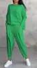 2024 Nuevo Traje de Color con Cuello Redondo y Mangas Largas para Mujer, Comercio Exterior Transfronterizo Europeo y Americano, Pantalones con Bolsillo de Solapa para Mujer, Pantalones