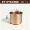 Forma de Bolo Chiffon Anodizada Elevada de 4 polegadas, Forma Redonda para Cheesecake, Fundo Removível, Ferramenta Caseira para Assar no Forno