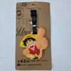 Anime japonés One Piece etiqueta de embarque para equipaje Luffy Sauron Joba adornos de identificación para bolsa de equipaje etiqueta pequeña