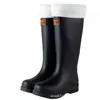 Botas de Lluvia de Moda Transfronteriza para Mujer, Zapatos para Agua de Caña Media-Alta, Botas de Lluvia para Estudiante Coreano, Zapatos de Goma Impermeables para Trabajo al Aire Libre para Mujer, Botas Altas