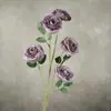 Buquê artificial de rosa bolha com múltiplas cabeças, materiais florais para casamento, flores artificiais, arranjos florais decorativos, decoração de casa, atacado de comércio exterior