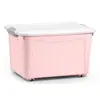 Contenedor Caja de Almacenamiento de Plástico Tamaño Extra Grande Caja de Almacenamiento Capacidad Super Grande Hogar Dormitorio Almacenamiento de Colchas Ropa Juguetes Caja
