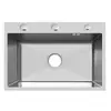 Directamente del fabricante: Fregadero de Cocina de Acero Inoxidable, Fregadero Grande de un Solo Tazón, Lavabo para Lavar Verduras, Fregadero de Cocina Integrado de un Solo Tazón