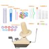 Acessórios de máquina de enrolamento de lã cinza combinação terno fio doméstico Shaker DIY ferramenta de tecelagem jogador de bola de lã