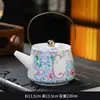 Conjunto de Chá Dragão em Filigrana, Conjunto de Chá Kung Fu para Casa e Escritório, Gaiwan de Cerâmica para Preparo de Chá e Receber Convidados, Atacado de Presentes de Alto Padrão