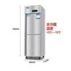 Refrigerador Yindu de dos puertas, cuatro puertas, seis puertas, comercial, vertical, refrigerador de doble temperatura, congelación, alto, de gran capacidad, conservador de frescura, congelador