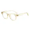 Gafas Antiluz Azul Europeas y Americanas para Mujer, Estilo Artístico Retro, Montura Cuadrada Negra con Remaches, Se Pueden Personalizar para Lentes de Prescripción, Unisex