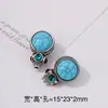 Xizang Prata Duas Cores Três Vias Pulseira Contas Espaçadoras Retrô Duas Cores Liga Inlaid Cabeça de Buda Furo Acessórios de Joia Atacado