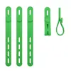 P1 Hebilla de Almacenamiento para Cable de Datos Gestión de Cables con Atadura de Silicona Enrollador de Cables Organizador de Escritorio Organizador de Cables