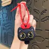 Juguete de Apretar Creativo Llamativo de Gato para Aliviar el Estrés Llavero de Dibujos Animados Colgante para Mochila Pequeño Regalo