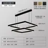 Lámpara de araña minimalista italiana para sala de estar, lujo ligero, diseñador creativo, de alta gama, atmosférica, anillo protector para los ojos, lámpara de araña para comedor, aluminio, otro
