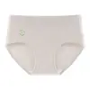 Bragas de algodón puro 7A antibacterianas de cintura media para mujer de talla grande con control de abdomen y fuelle antibacteriano de grado A, diseño que se ajusta a las caderas y no aprieta