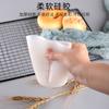 Taza medidora de silicona de doble escala, suministros para tienda de té con leche, herramientas para hornear, taza de leche suave, taza medidora de líquidos, fabricantes al contado