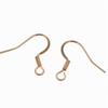Alambre Plano Accesorios para Joyería DIY Color Latón Conservante del Color Oro Ganchos Planos para Aretes Materiales para Aretes