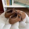 Zapatos Birkenstock para Mujer 2025 Nuevos Planos con Tirantes de Perlas Retro Franceses, Aumento Interno, Suela Suave Mate, Zapatos Casuales