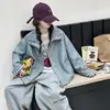 Chaqueta de cuero para niña para otoño, ropa infantil, top corto de nuevo estilo con retazos a cuadros