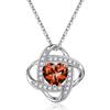 Cadena de clavícula Cao Shi con incrustaciones de circonitas, popular colgante de trébol de cuatro hojas, temperamento de alta gama, Corea del Sur, explosiones transfronterizas, collar para mujer