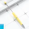 Bolígrafo de plástico con cuentas creativas para manualidades, bolígrafo de plástico con apariencia, se puede imprimir logo, bolígrafo de plástico con cuentas, al por mayor en stock