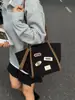 Bolsa de Gran Capacidad Bolso Cruzado Bolso de Hombro Casual Simple para Mujer Trabajo Viajes Cotidianos Bolsa de Mano Portátil Comercio Exterior Transfronterizo