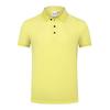 Camisa Polo de Seda Piqué Color Sólido con Cuello y Manga Corta Personalizada para Reuniones de Negocios, Eventos, Ropa de Trabajo con Logo Bordado
