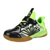 Zapatos de bádminton para niños, luminosos, con velcro, para tenis de mesa, transpirables y antideslizantes, para niños de talla mediana y grande.