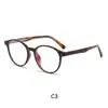 Armazón de Gafas de Alta Gama Estilo Influencer de Moda, Armazón Pequeño Redondo, Gafas de Moda Elegantes con Inserciones de Propionato de Triacetilo, Lentes Sin Graduación