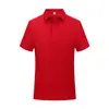 Camisas Polo Transfronteiriças com Impressão de Logotipo Personalizado para Uniformes Corporativos de Trabalho, Deslocamento para o Trabalho, Manga Curta com Gola Polo