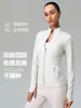 Chaqueta de Yoga para Mujer Personalizada de Secado Rápido con Cuello Alto y Manga Larga, Adelgazante, Transpirable, con Cremallera, Deportiva, para Fitness, Outdoor, Nueva Llegada Otoño/Invierno
