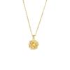 Collar de oro arena de Vietnam transfronterizo sentido del diseño diamante rosa encaje anillo traje lujo ligero durante mucho tiempo sin decoloración primera joyería