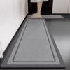 Alfombrilla de cocina de diatomeas, antideslizante, absorbente, a prueba de aceite, para puerta, resistente a las manchas, impermeable, lavable y borrable para el hogar