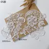 Parche de Tela de Encaje Blanco Soluble en Agua con Bordado Floral Hueco, Accesorios Florales para Decoración de Vestido de Novia Hecho a Mano DIY y Tocados